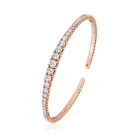Rose Gold Graduated Diamond Bracelet