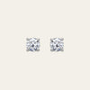 Round Brilliant-Cut Diamond Stud Earrings