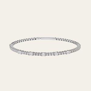 Round Brilliant Diamond Bracelet