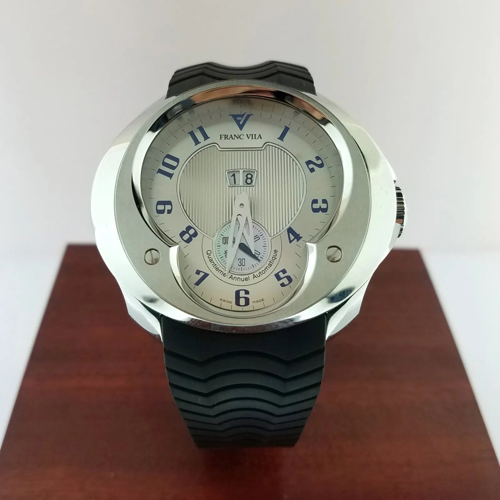 Franc Vila Esprit Unique Stainless Steel Rubber Men's Watch