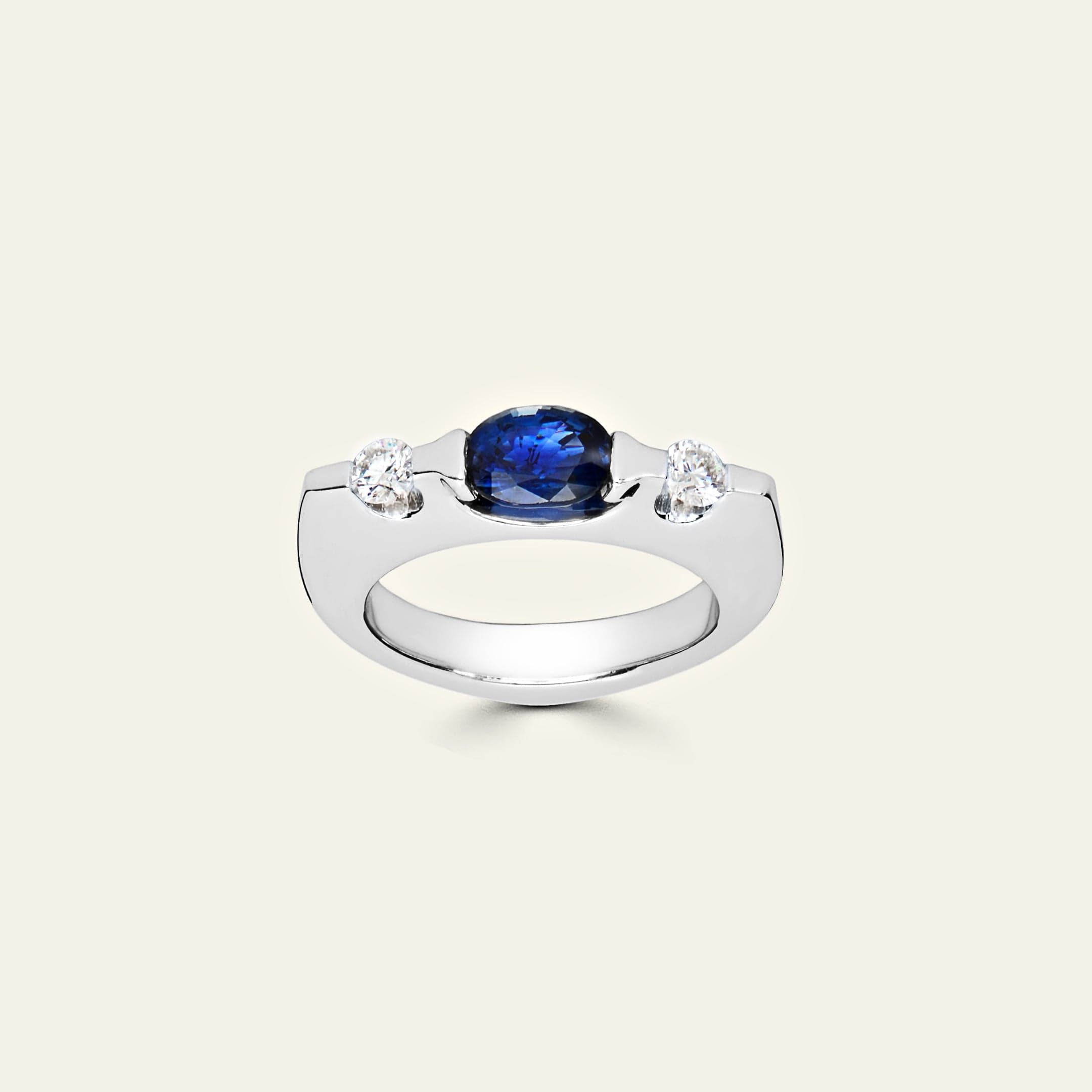 Sapphire and Diamond Ring