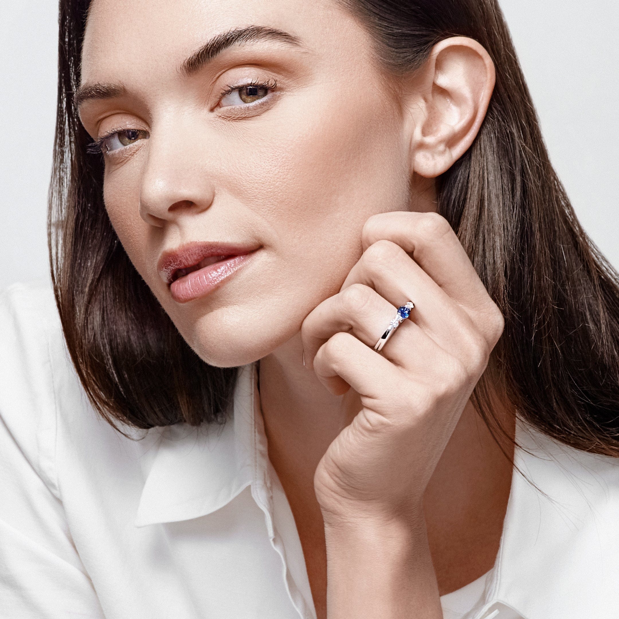 Sapphire and Diamond Ring