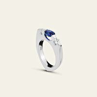 Sapphire and Diamond Ring