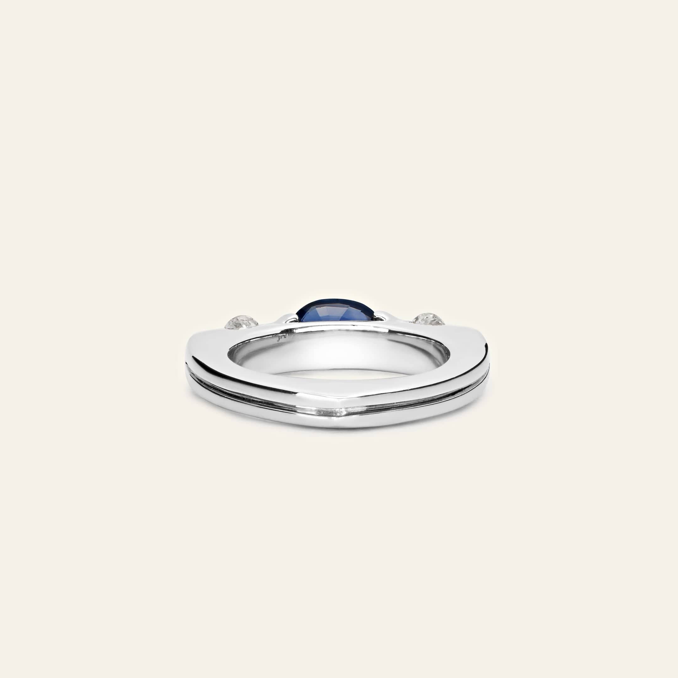 Sapphire and Diamond Ring