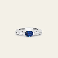 Sapphire and Diamond Ring