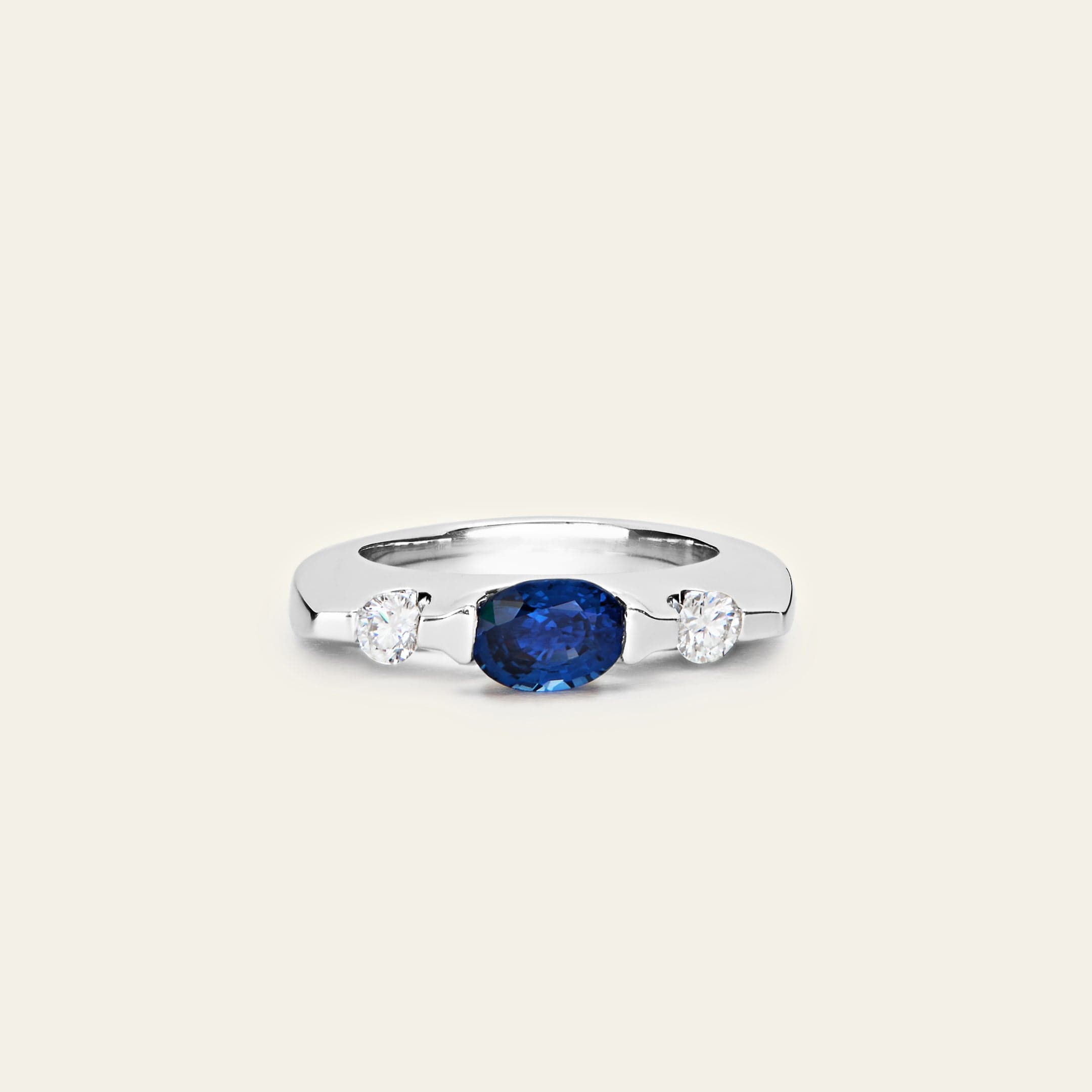 Sapphire and Diamond Ring
