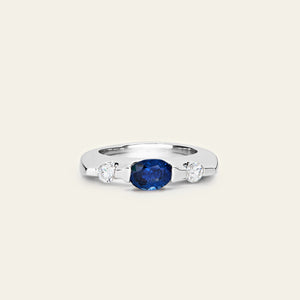 Sapphire and Diamond Ring
