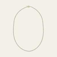 Sienna 6.9 Carat Diamond Yellow Gold Tennis Necklace