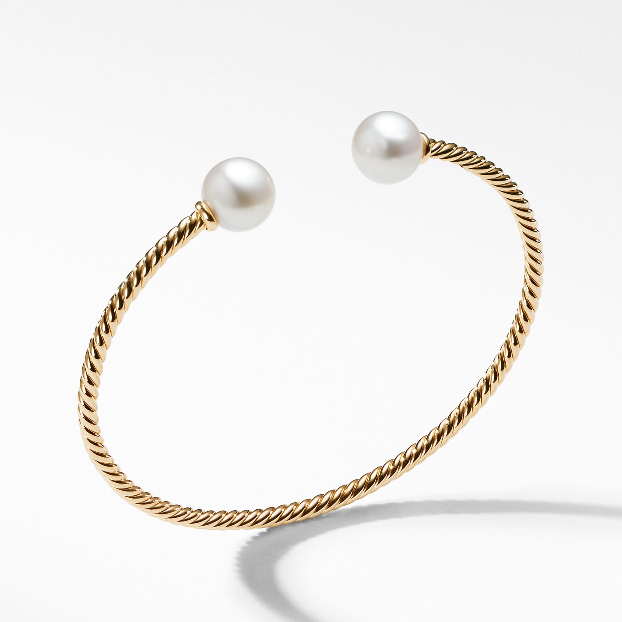 Solari Bead Bracelet with Pearl in 18K Gold