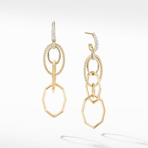 Stax Mobile Drop Earrings in 18K Yellow Gold with Diamonds