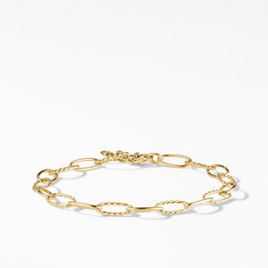 Stax Oval Link Bracelet in 18K Yellow Gold