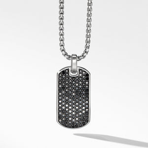 Streamline Tag with Black Diamonds