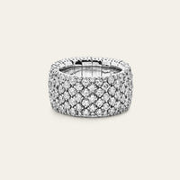 Stretchy Diamond Tapestry Ring