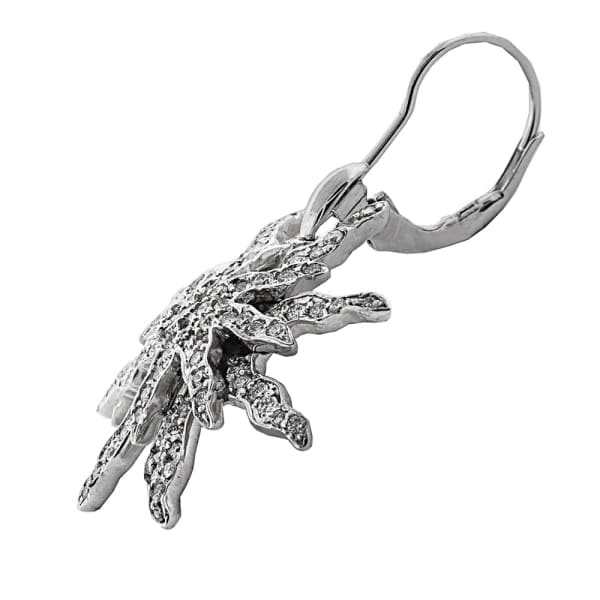 1.40ct. Diamond Earrings Set In 18K White Gold