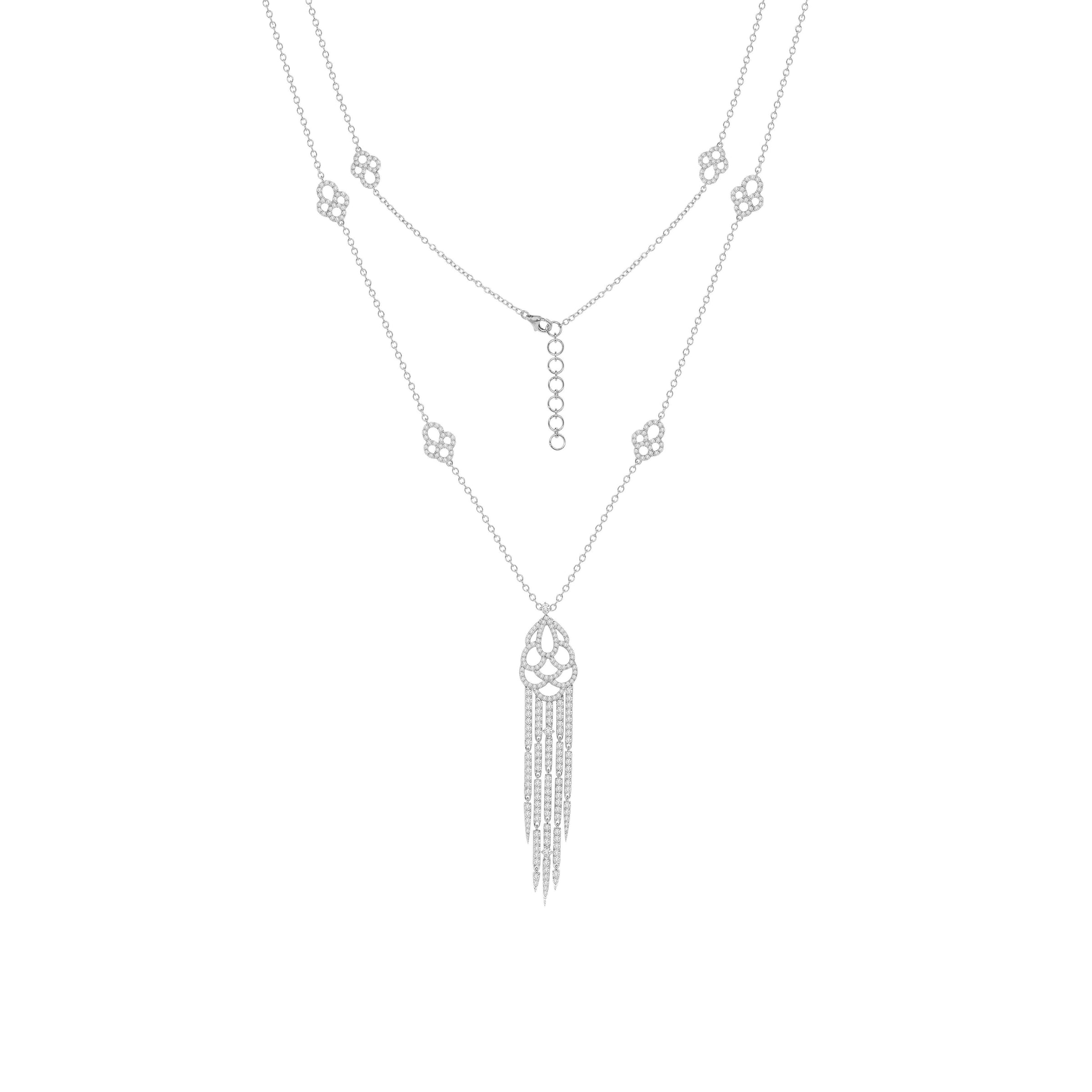 Jewels Diamond Tassel Necklace