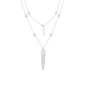 Jewels Diamond Tassel Necklace