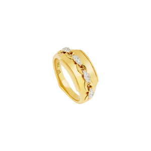 Diamond Blade of Glory Pinky Ring