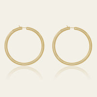 Thick Large Hoop Earrings