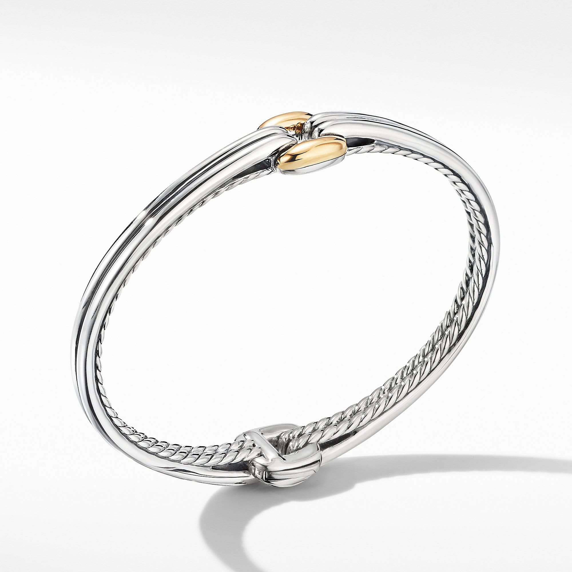 Thoroughbred Center Link Bracelet with 18K Yellow Gold