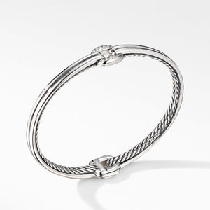 Thoroughbred Center Link Bracelet with Diamonds