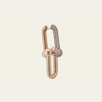 Tiffany & Co. HardWear Large Link Earrings with Pavé Diamonds Rose Gold 68692539