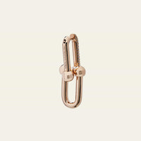 Tiffany & Co. HardWear Large Link Earrings with Pavé Diamonds Rose Gold 68692539
