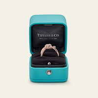 Tiffany & Co. Knot Double Row Ring in Rose Gold with Diamonds 69683304