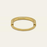 Tiffany & Co. Lock Bangle Bracelet Yellow Gold