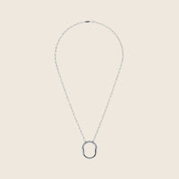 Tiffany & Co. Lock Necklace in White Gold with Diamonds 72342119