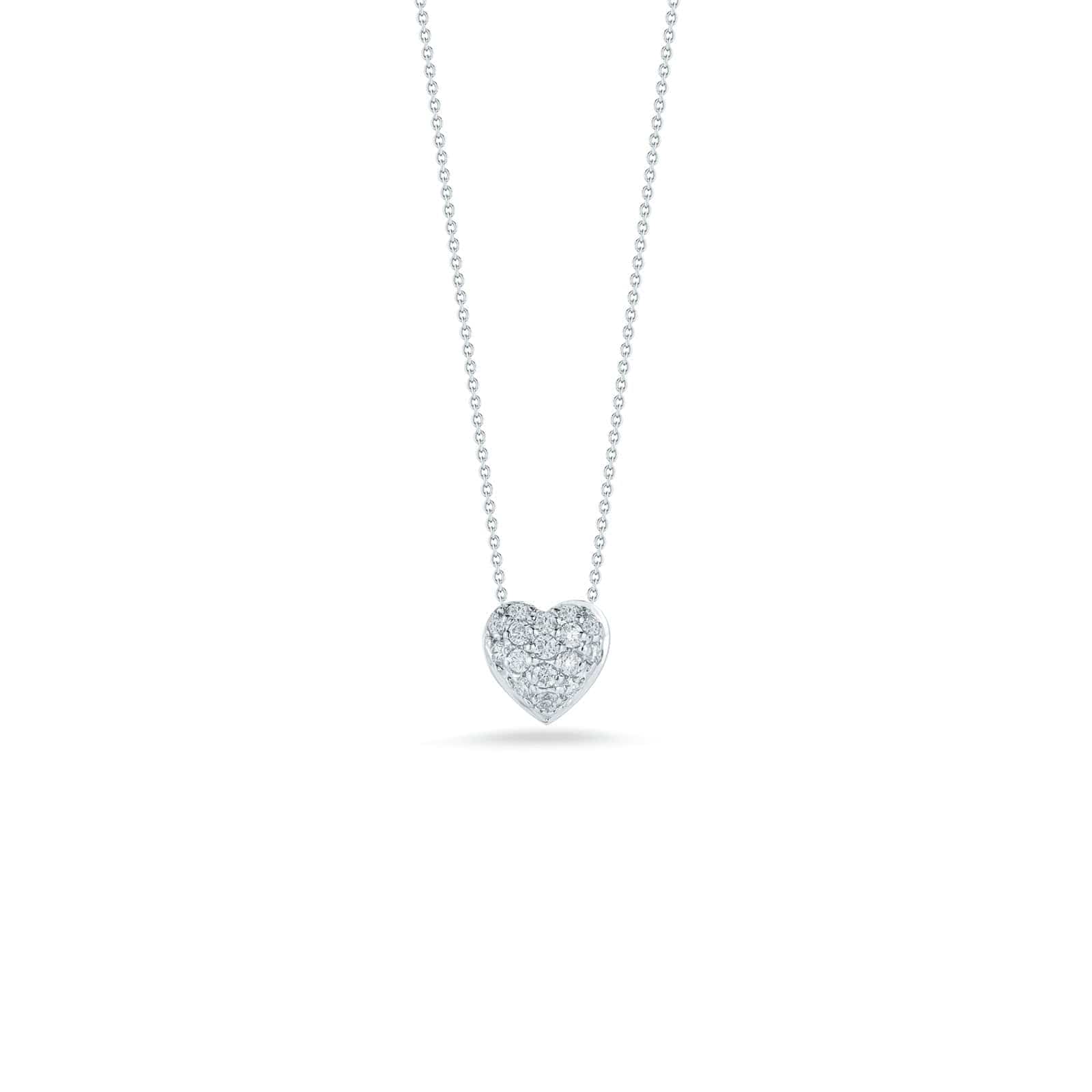 Tiny Treasures Diamond Puffed Heart Pendant
