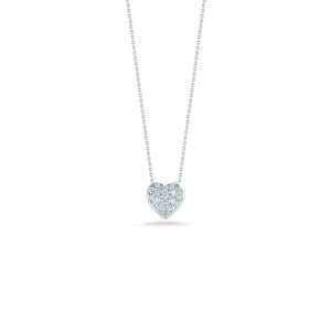Tiny Treasures Diamond Puffed Heart Pendant