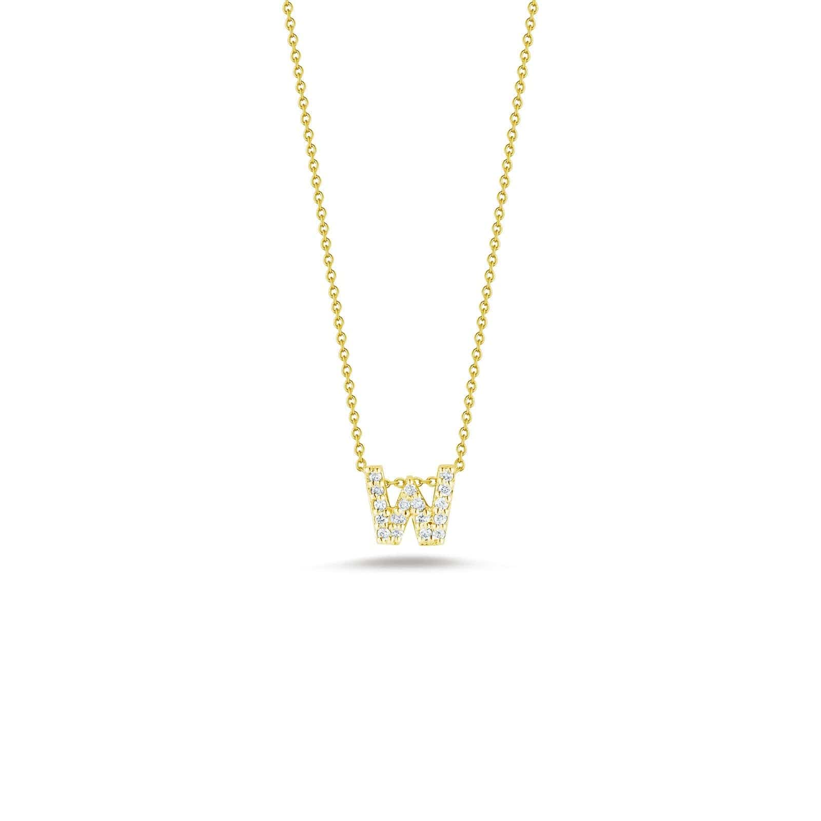 Tiny Treasures Initial Pendant - Roberto Coin- Golden Jewelry Watches Certified Diamonds