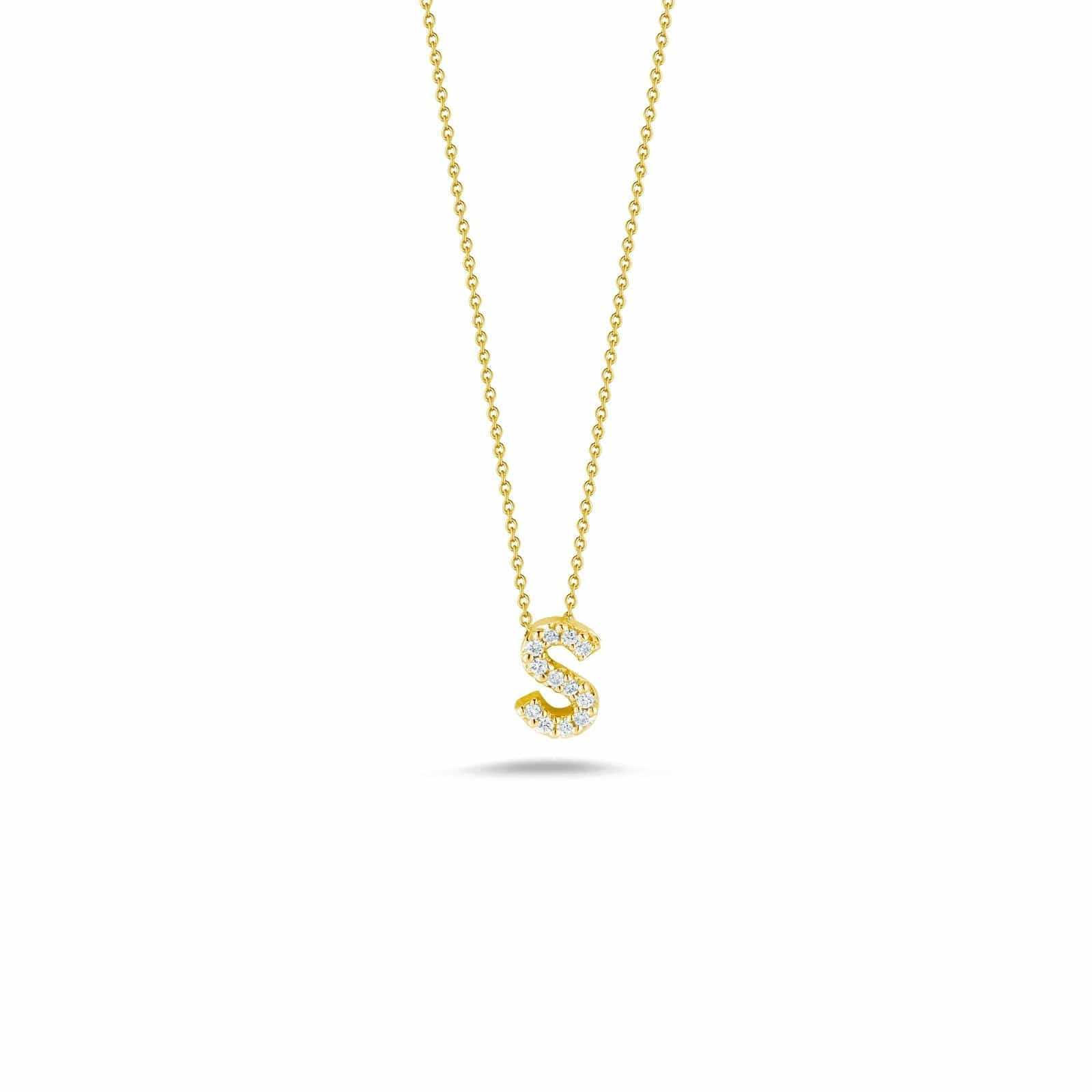 Tiny Treasures Initial Pendant - Roberto Coin- Golden Jewelry Watches Certified Diamonds