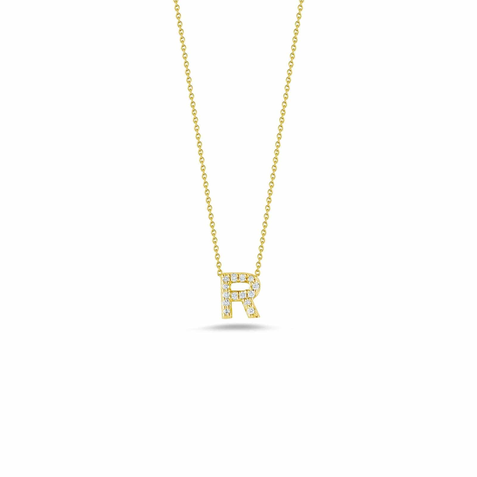 Tiny Treasures Initial Pendant - Roberto Coin- Golden Jewelry Watches Certified Diamonds