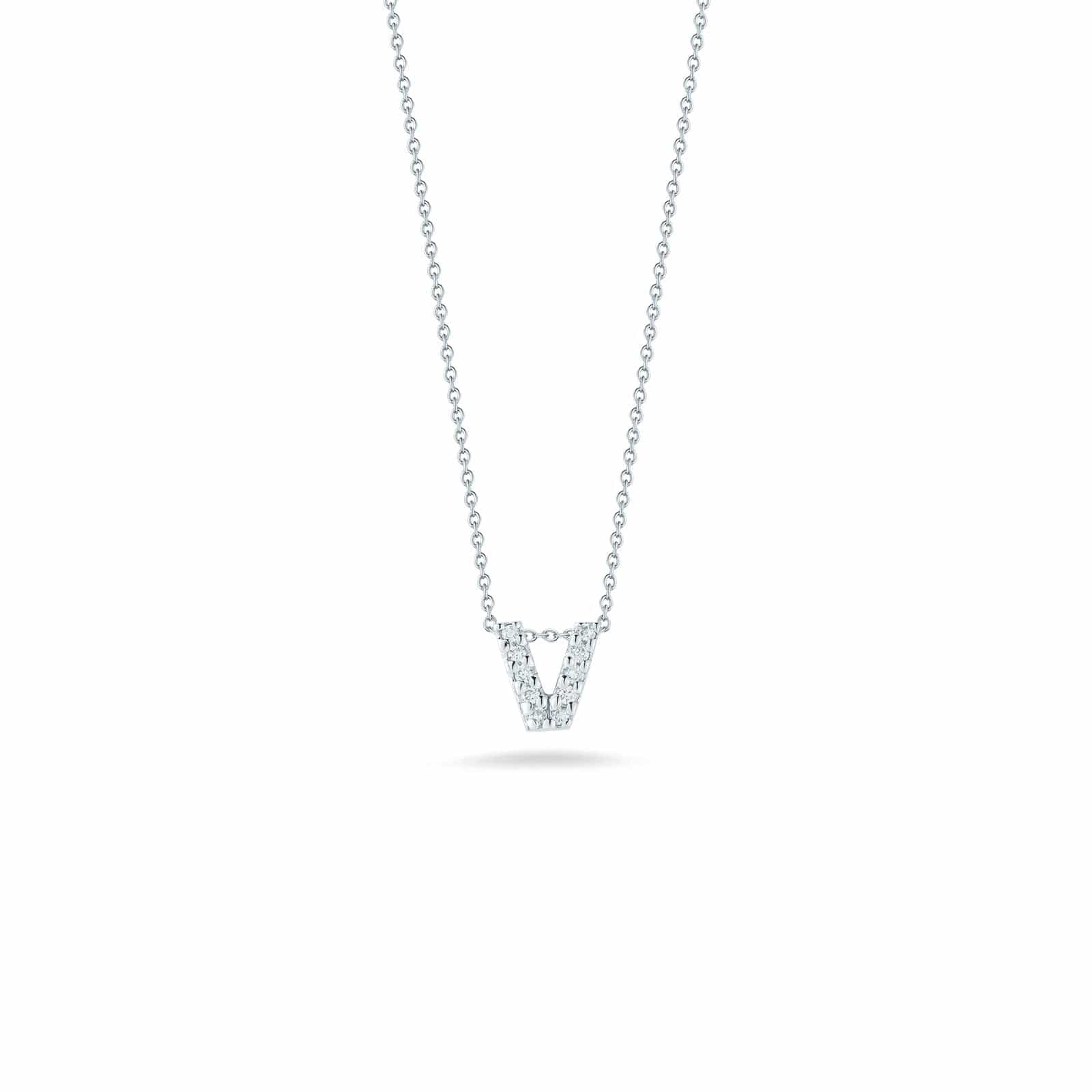 Tiny Treasures Initial Pendant - Roberto Coin- Golden Jewelry Watches Certified Diamonds