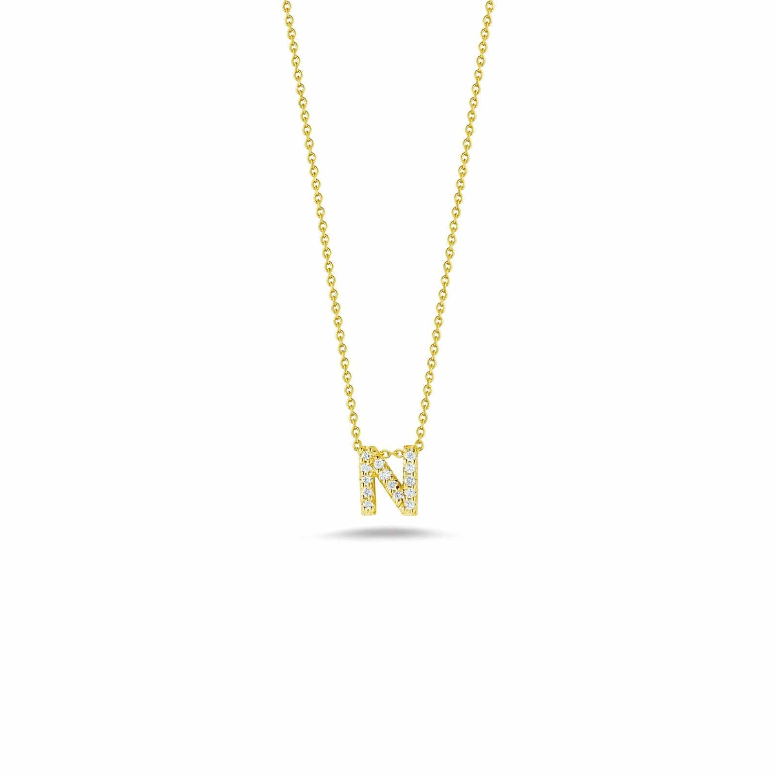Tiny Treasures Initial Pendant - Roberto Coin- Golden Jewelry Watches Certified Diamonds