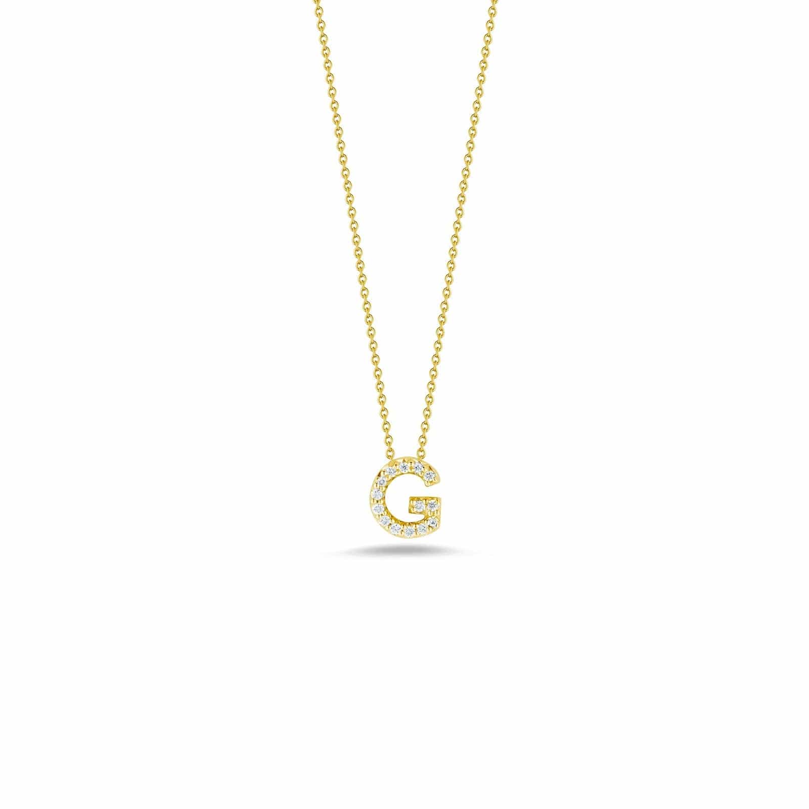 Tiny Treasures Initial Pendant - Roberto Coin- Golden Jewelry Watches Certified Diamonds