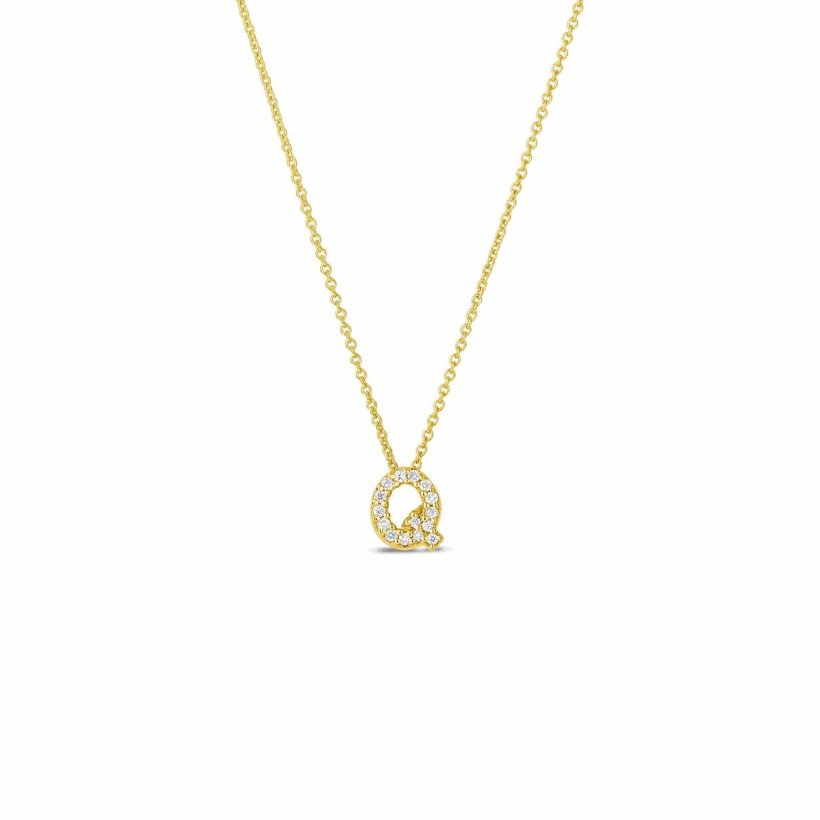 Tiny Treasures Initial Pendant - Roberto Coin- Golden Jewelry Watches Certified Diamonds