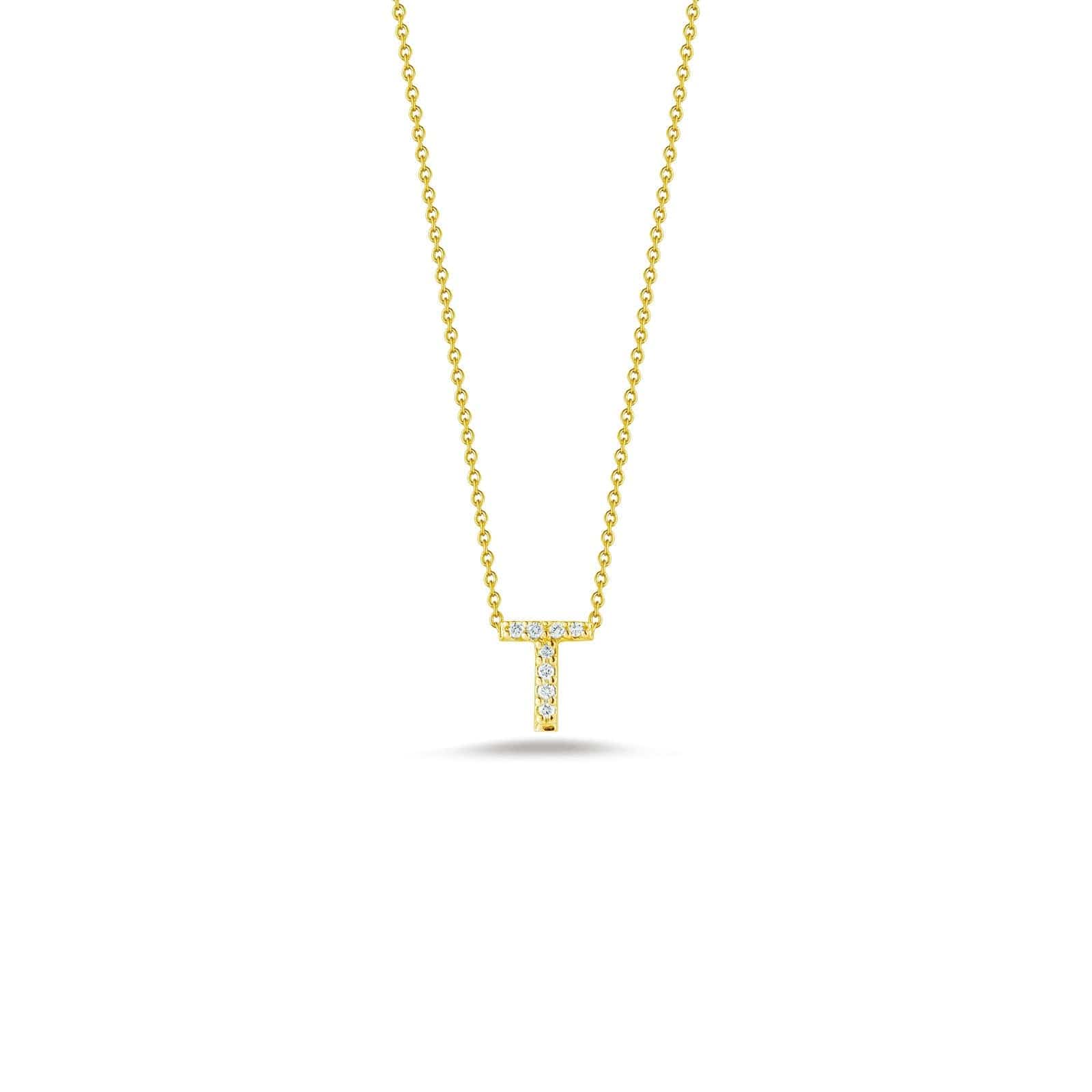Tiny Treasures Initial Pendant - Roberto Coin- Golden Jewelry Watches Certified Diamonds
