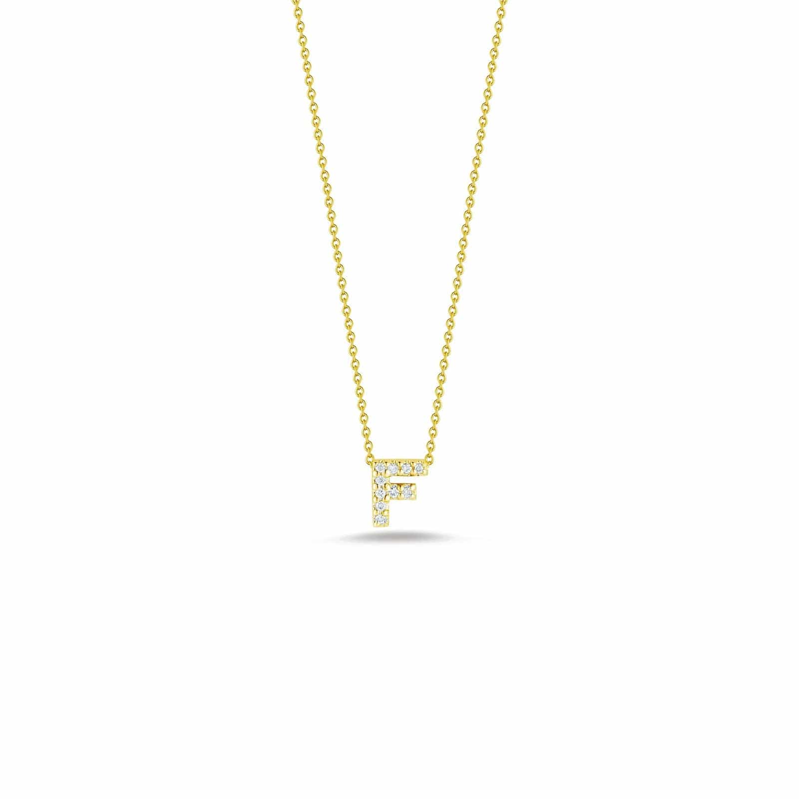 Tiny Treasures Initial Pendant - Roberto Coin- Golden Jewelry Watches Certified Diamonds