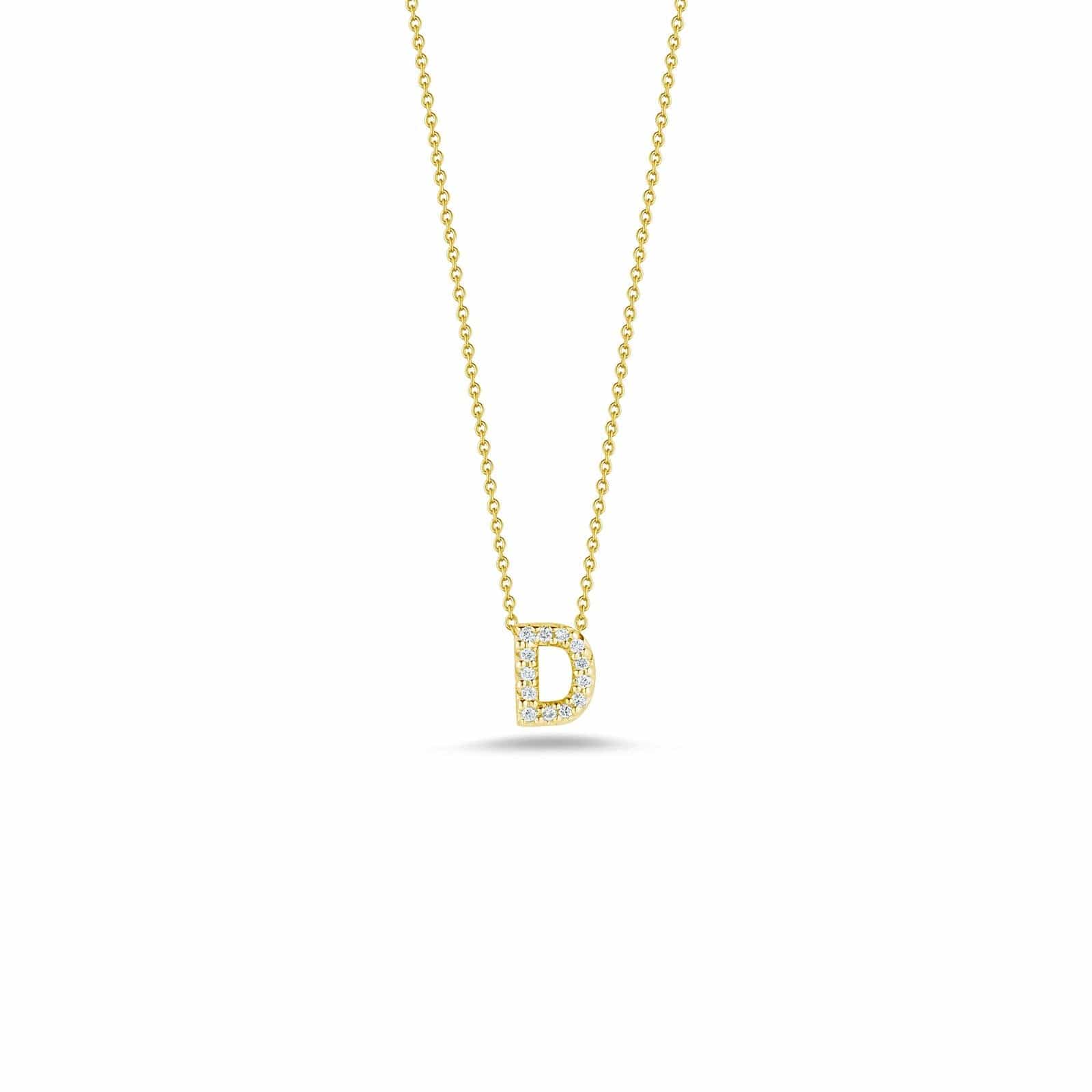 Tiny Treasures Initial Pendant - Roberto Coin- Golden Jewelry Watches Certified Diamonds