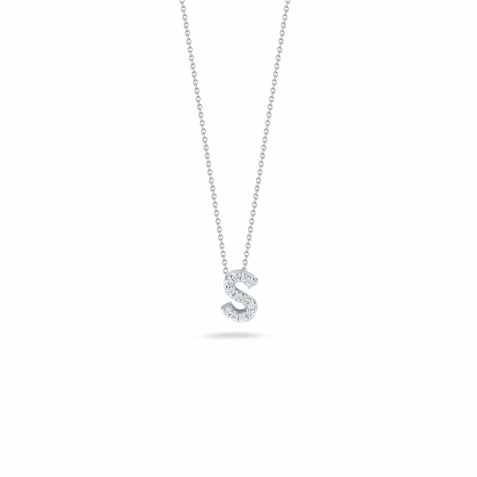 Tiny Treasures Initial Pendant - Roberto Coin- Golden Jewelry Watches Certified Diamonds