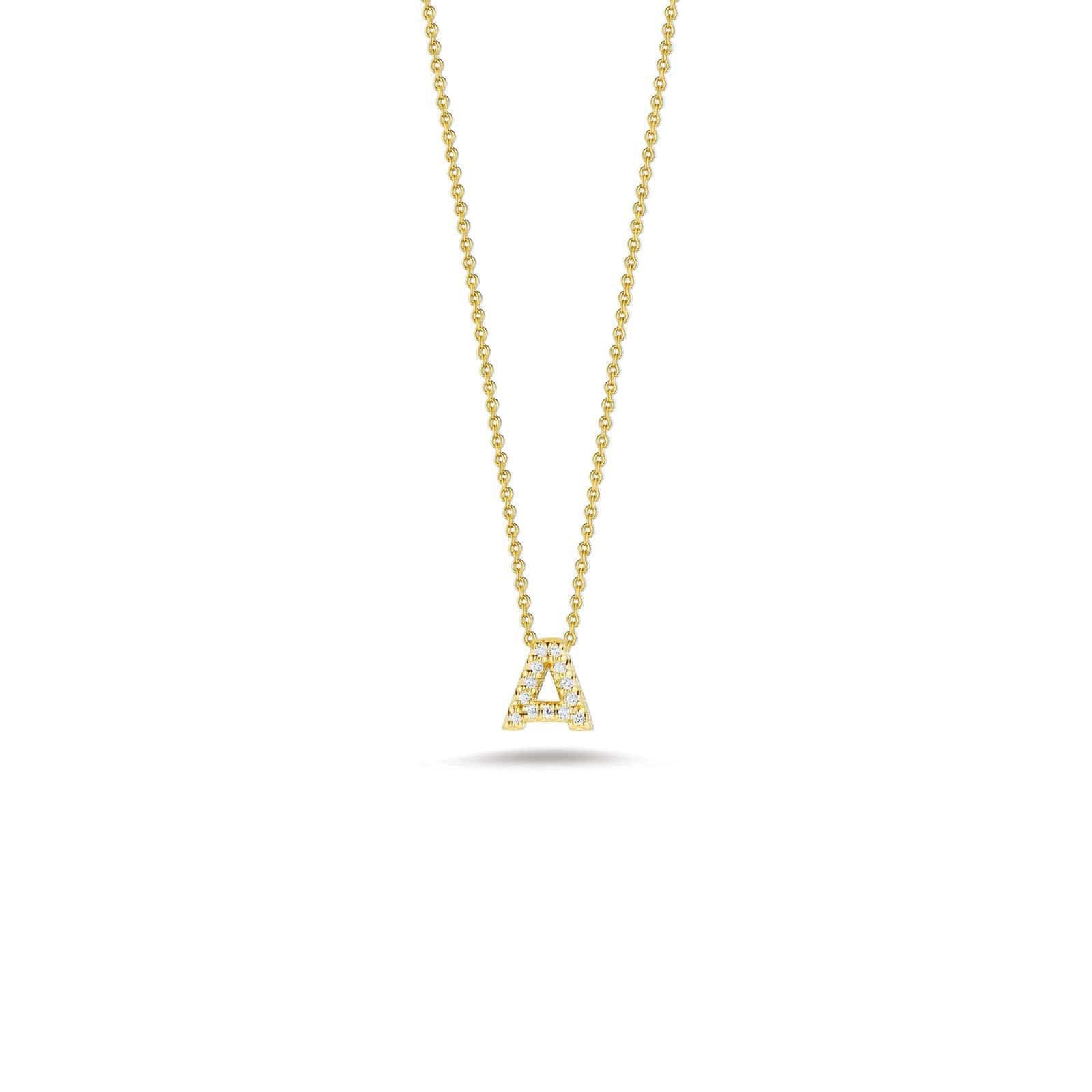 Tiny Treasures Initial Pendant - Roberto Coin- Golden Jewelry Watches Certified Diamonds