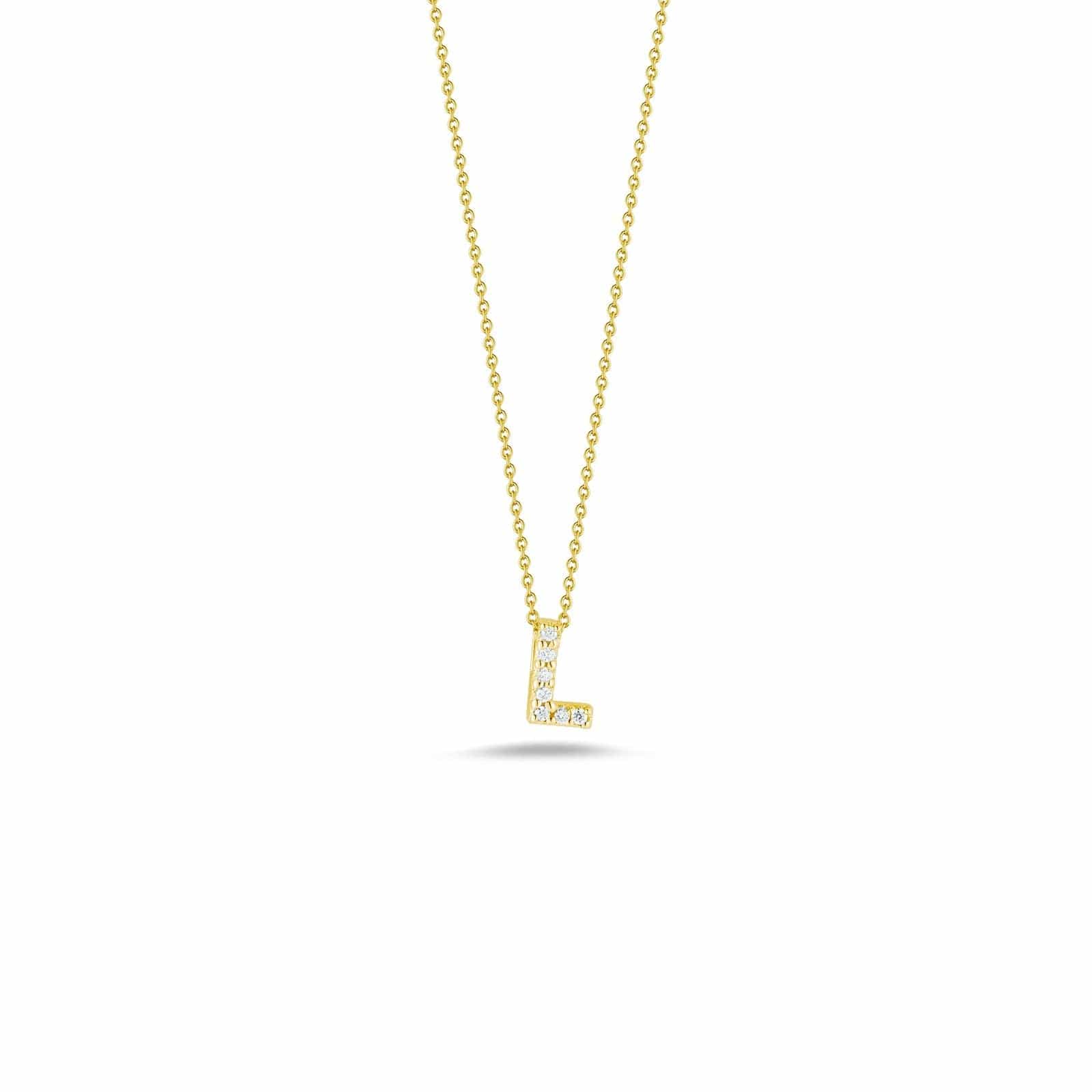 Tiny Treasures Initial Pendant - Roberto Coin- Golden Jewelry Watches Certified Diamonds
