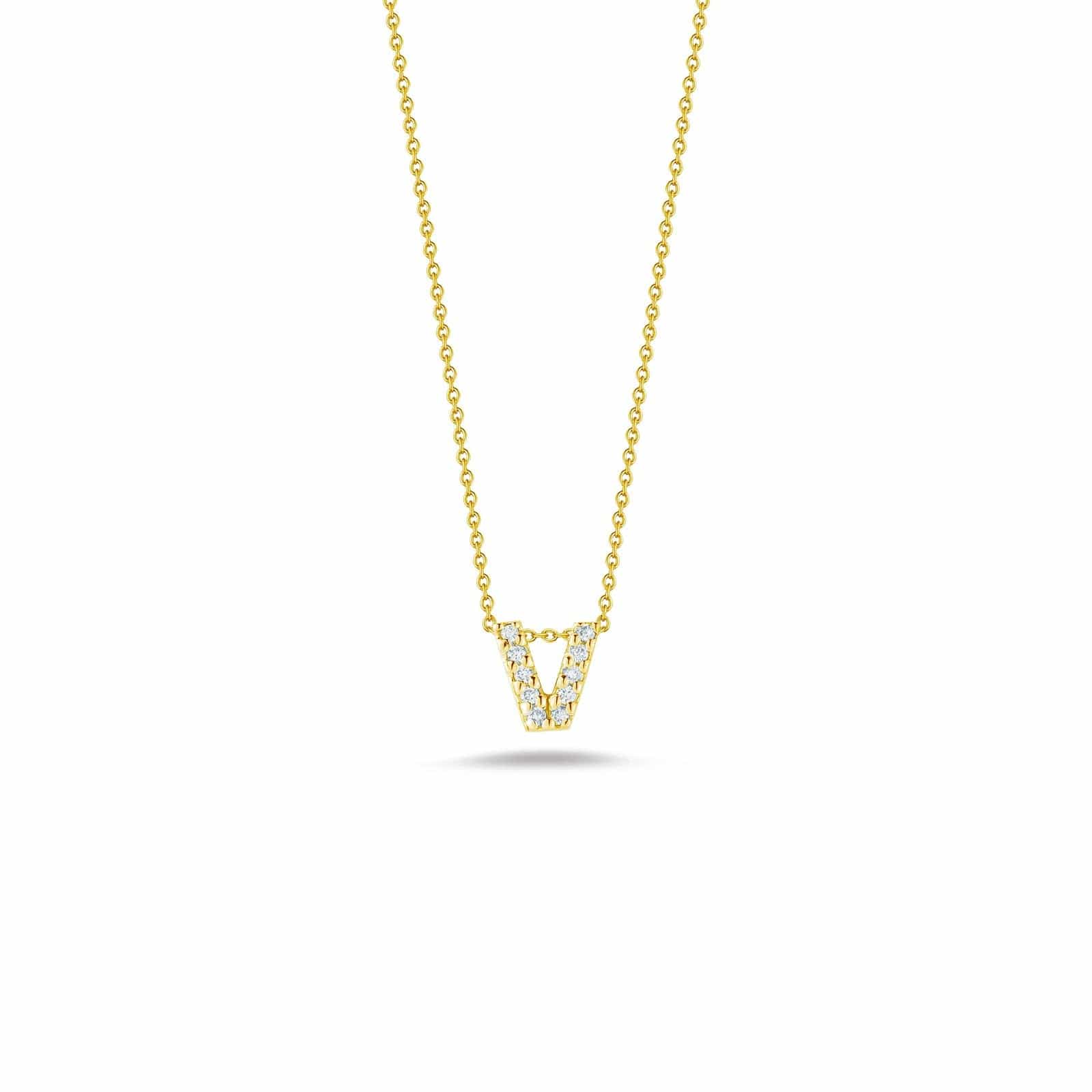 Tiny Treasures Initial Pendant - Roberto Coin- Golden Jewelry Watches Certified Diamonds