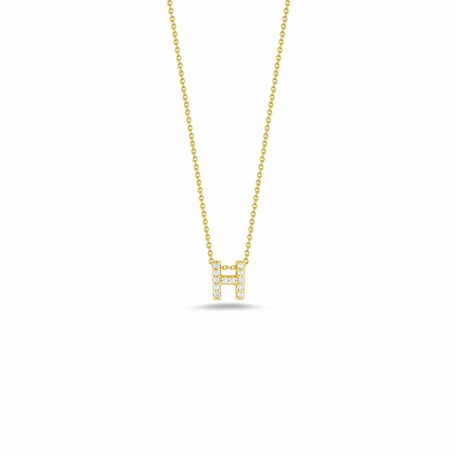 Tiny Treasures Initial Pendant - Roberto Coin- Golden Jewelry Watches Certified Diamonds