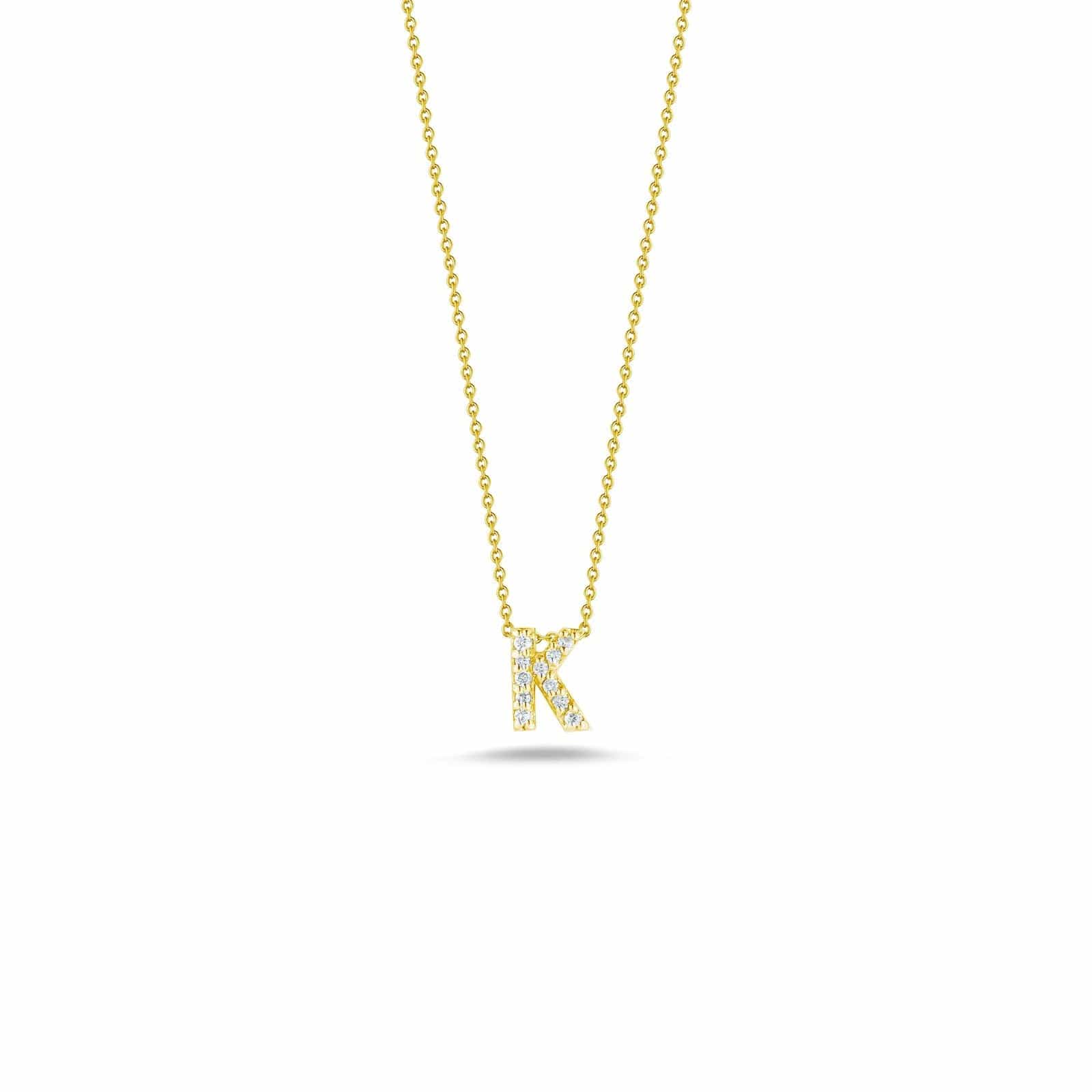 Tiny Treasures Initial Pendant - Roberto Coin- Golden Jewelry Watches Certified Diamonds