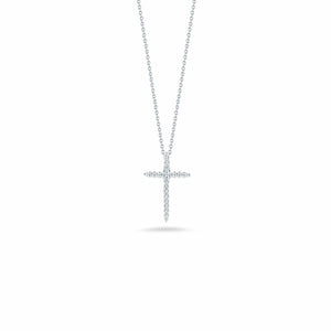 Tiny Treasures Sliver Diamond Cross Pendant