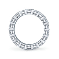 Emerald Cut Diamond Eternity Band