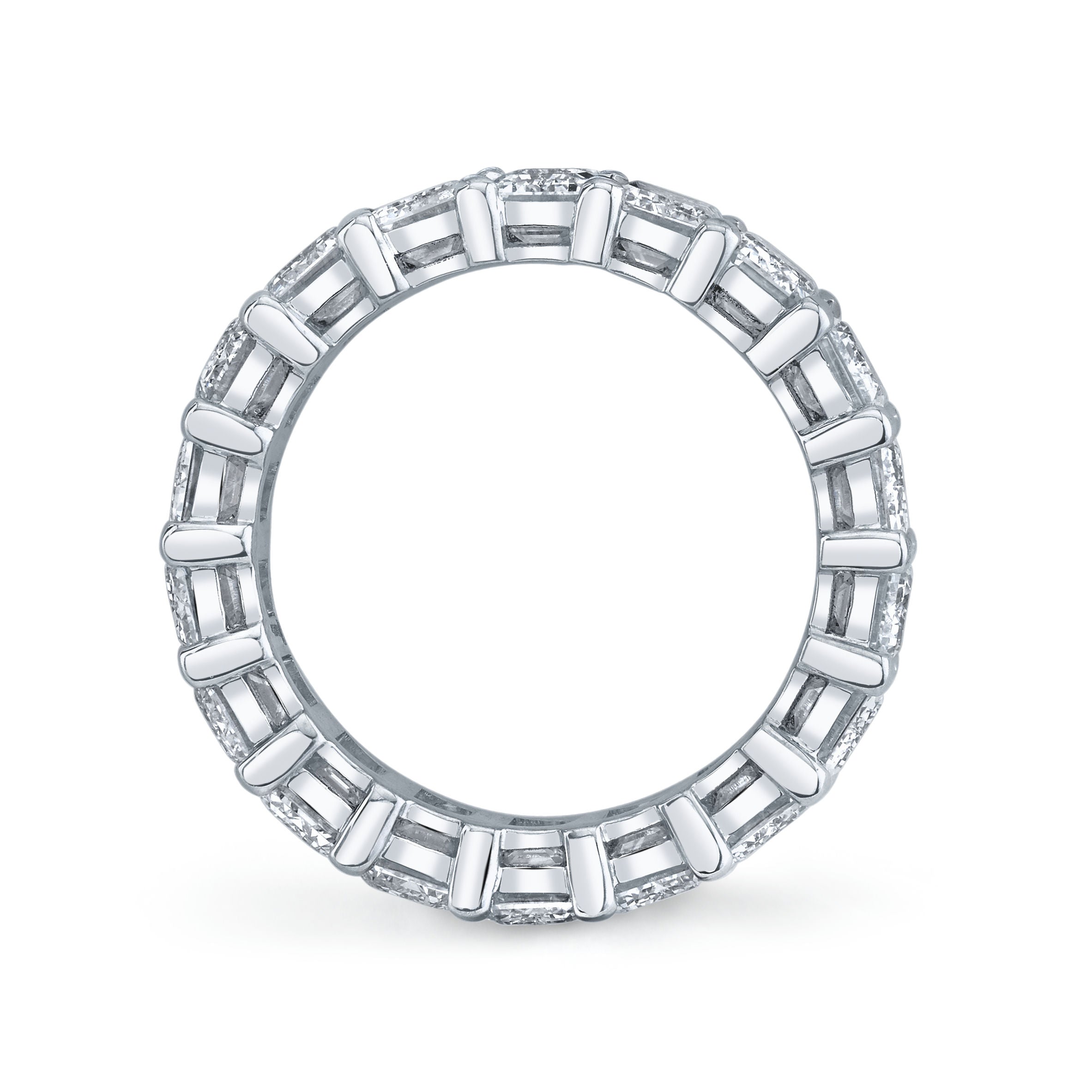 Emerald Cut Diamond Eternity Band